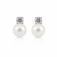 Pendientes Ultima Edizione Mujer Perle in Plata Madreperla artificiale in bioresina OAO6701